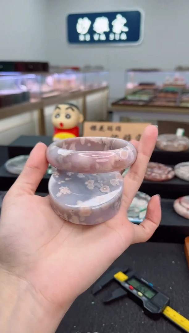 石英质玉手镯未镶嵌61圈口（赠品镯心）3918151