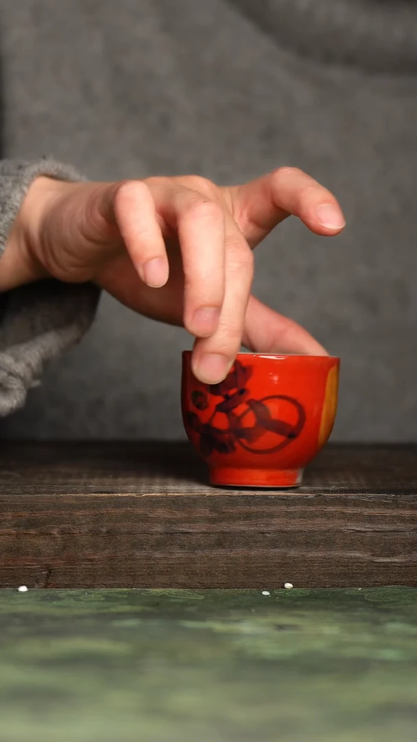 【闪购商品】杯青诗手工手绘瓷器