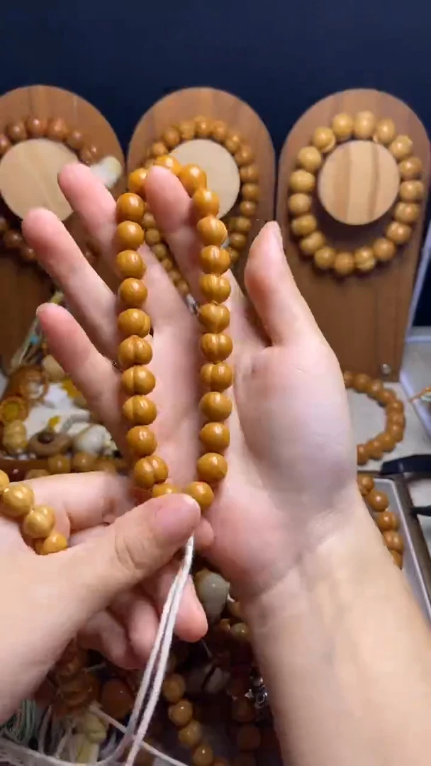 手串猴头核桃艾*缘全品小馒头玉隔片橄榄叮当猫