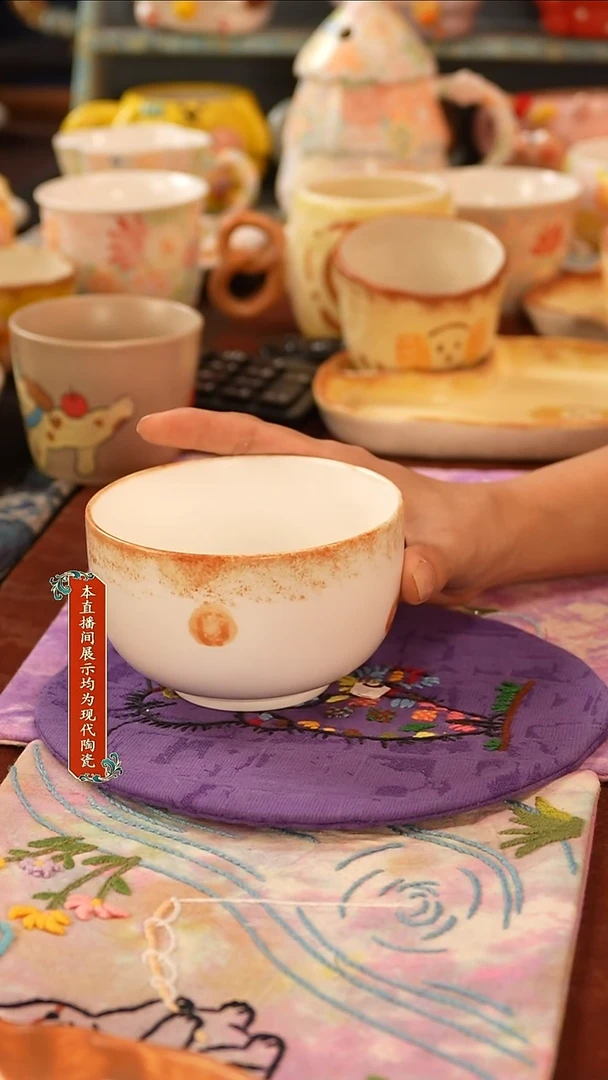 杯子景德镇纯手工手绘陶瓷