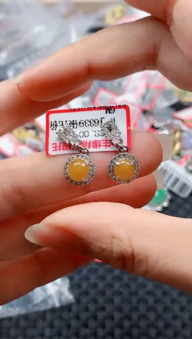 银S925镶嵌戒指翡翠天然A货缅甸翡翠