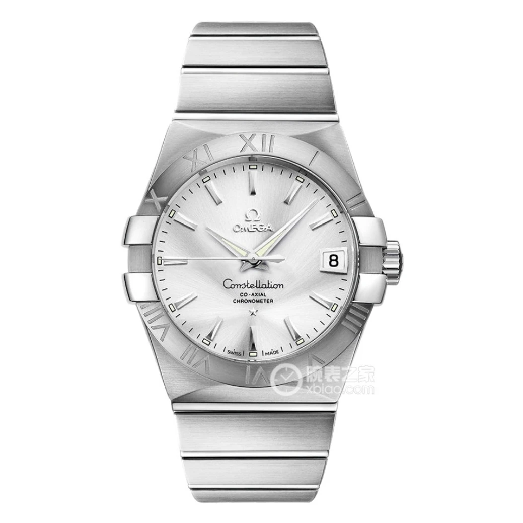 99新 Omega/欧米茄 星座/38m/白色丝绸时尚自动机械男/44400/全套