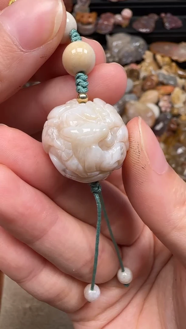 硅化珊瑚（珊瑚玉）未镶嵌颈饰173