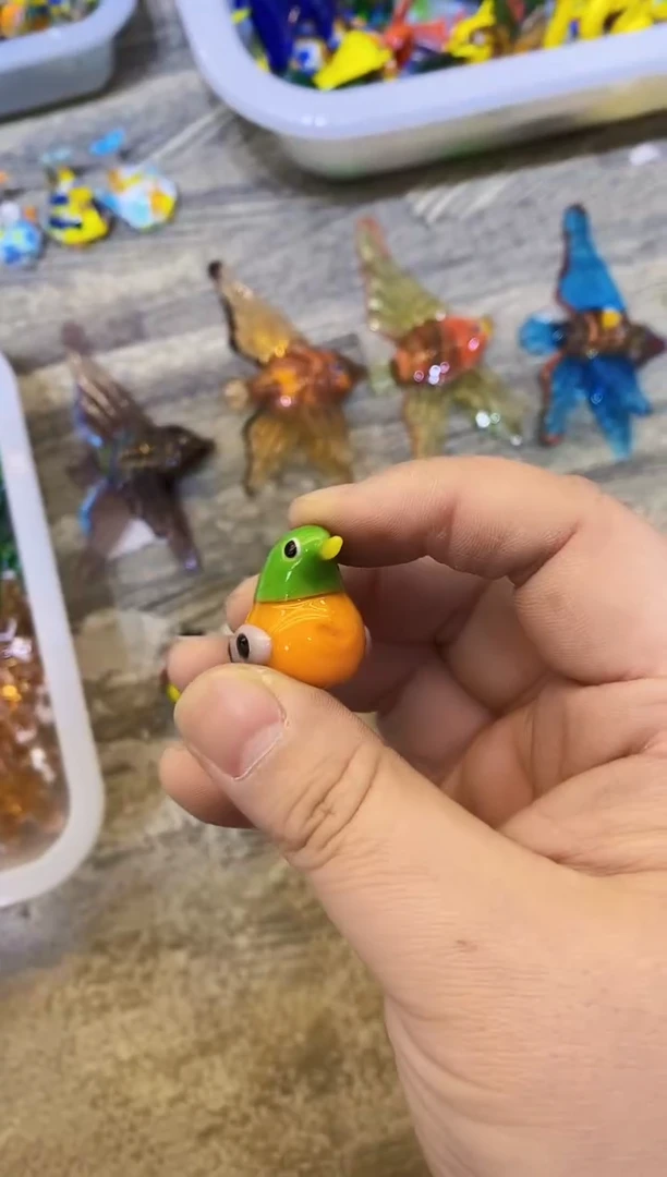 【闪购商品】琉璃手工艺品小鸟