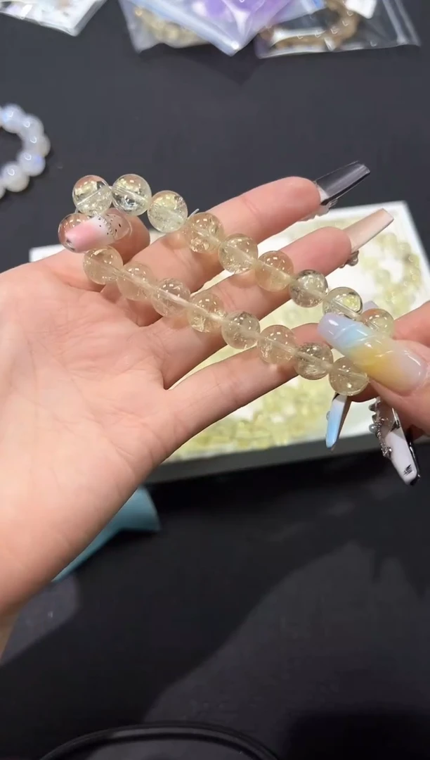 水晶手链未镶嵌67x多样性发其一【1条】默认微瑕