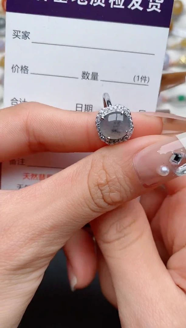 【闪购商品】翡翠戒指银S925镶嵌............
