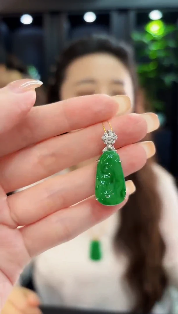 吊坠(不含链)未镶嵌翡翠 缅料A货/支持复检/一件