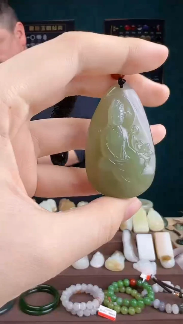 【闪购商品】和田玉颈饰未镶嵌ZZ 拍一发一 多样性发货