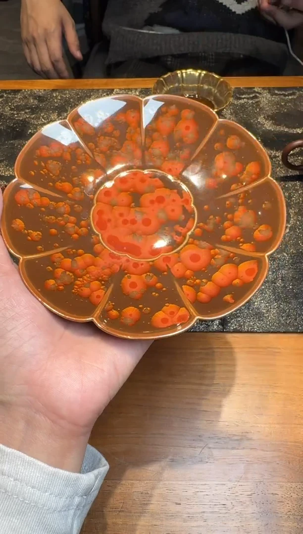 茶盏范泽锋朱鹮红壶承33