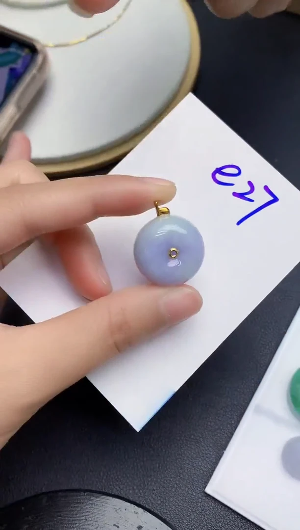 【闪购商品】翡翠颈饰18K金镶嵌000000000