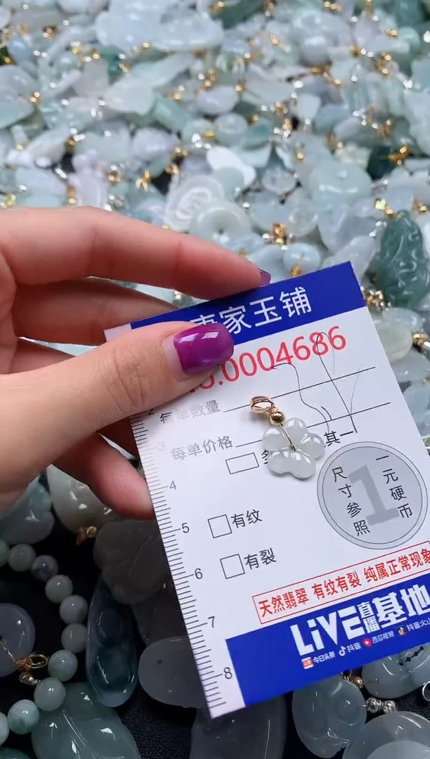 颈饰未镶嵌翡翠4686