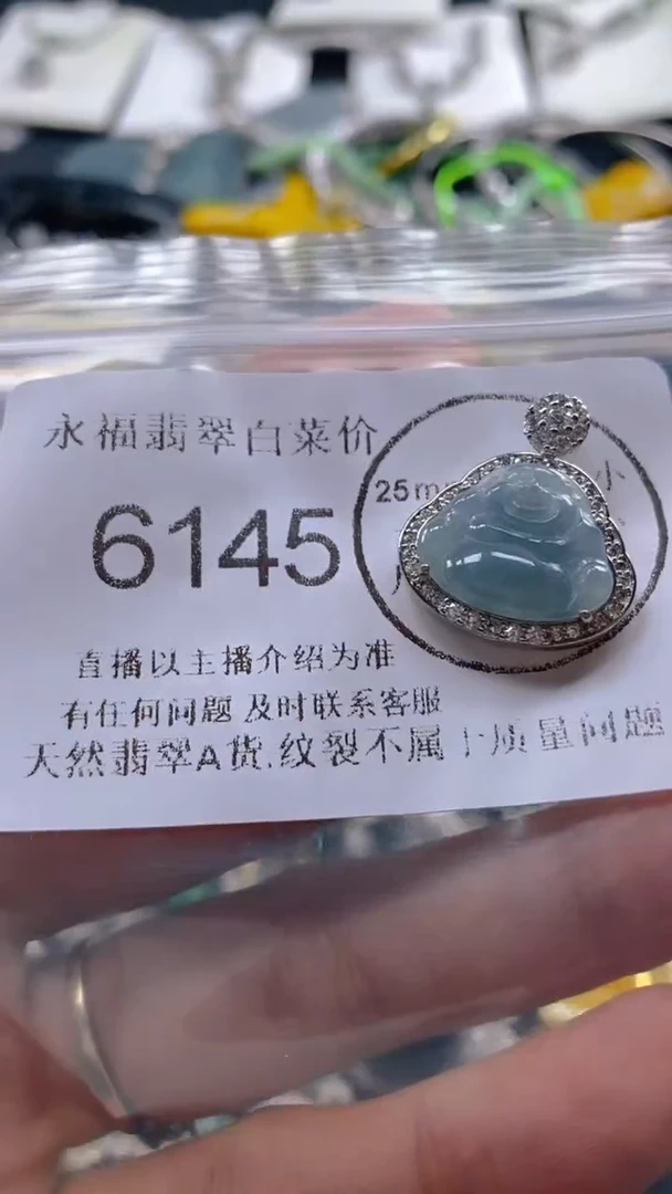 翡翠未镶嵌吊坠(不含链)6145