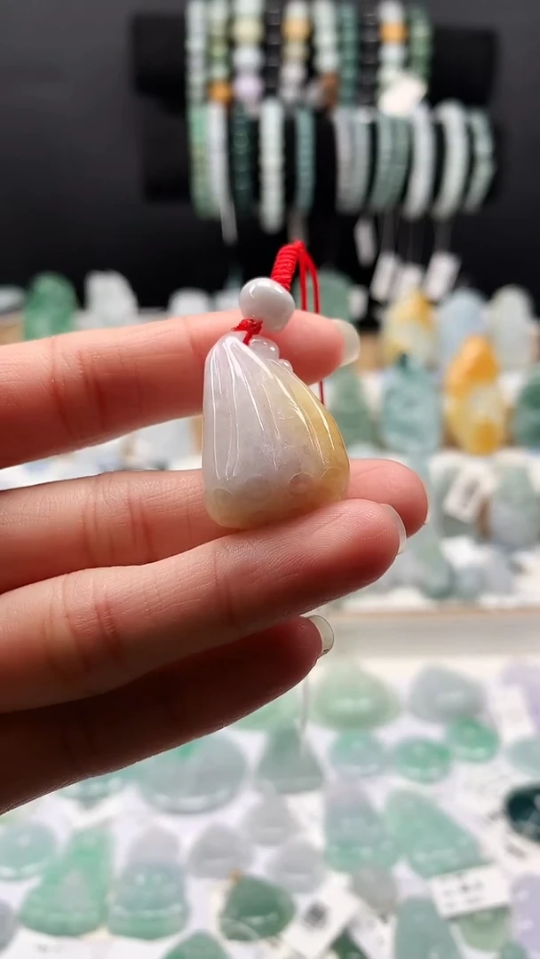 吊坠(不含链)未镶嵌翡翠24莲蓬