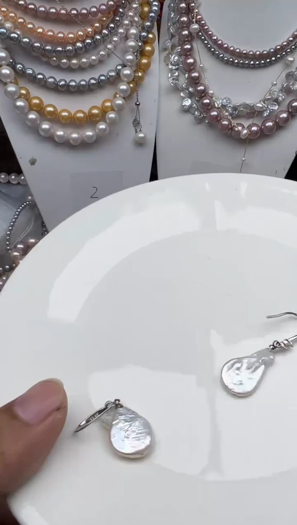 淡水珍珠未镶嵌颈饰1