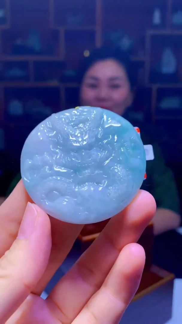 翡翠未镶嵌颈饰1095hm-jj挂件1