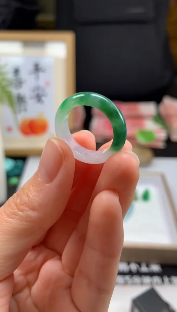 定制翡翠未镶嵌桃**夭---20022