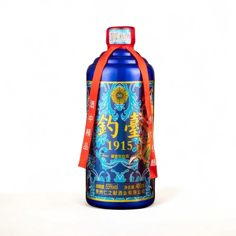 徽曹福钓臺1915酱香型纯粮白酒53度400,ml