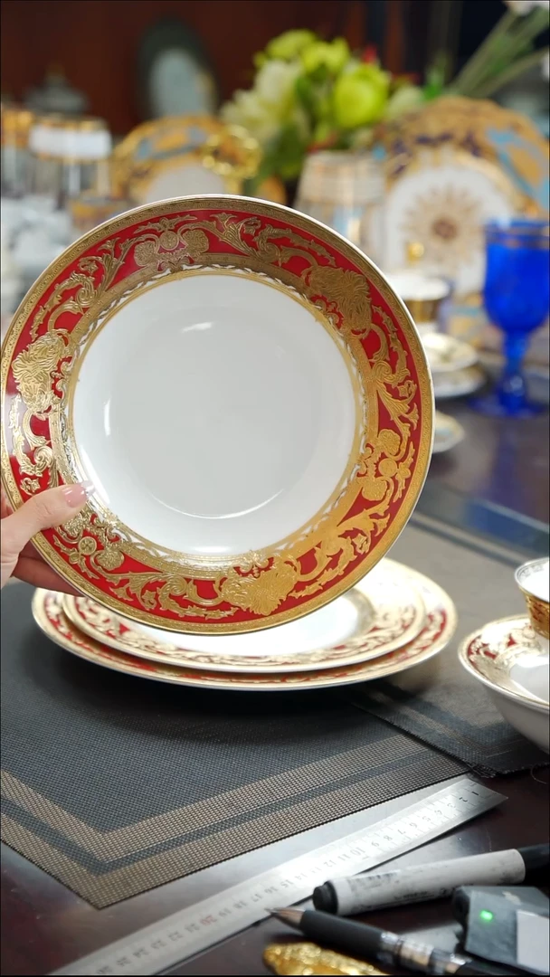 瓷片9英寸草帽盘1个