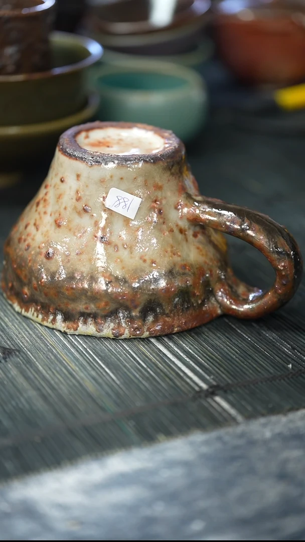 浪鬼家釉绘柴烧?****?杯