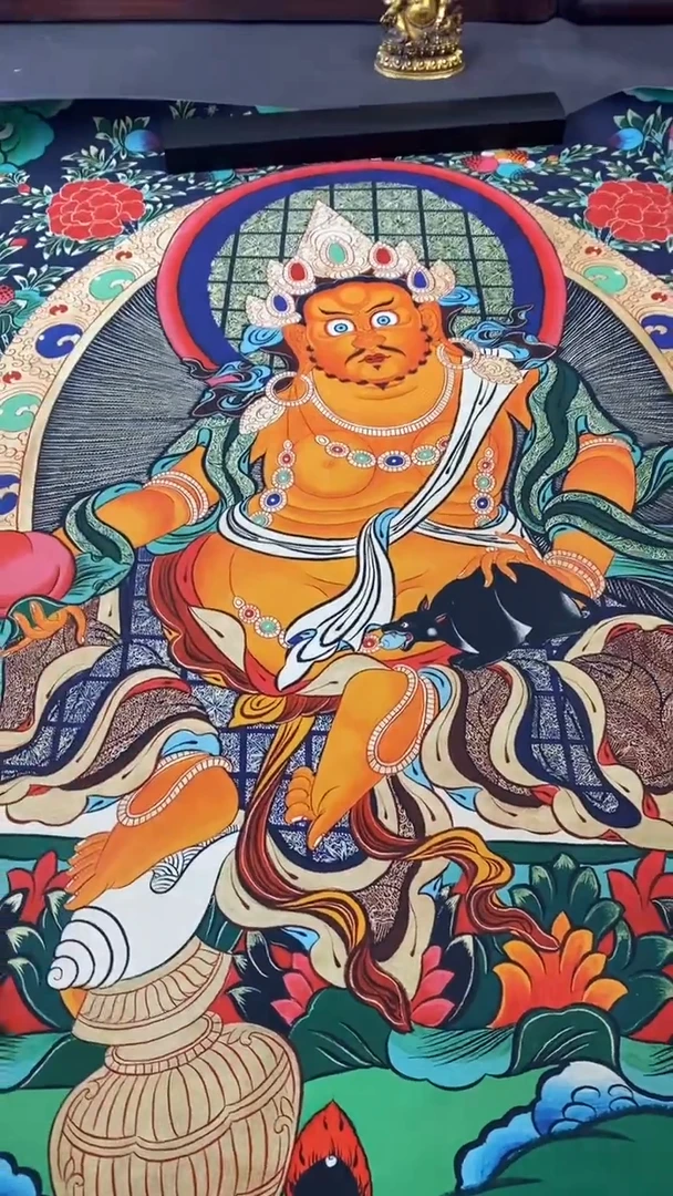 卷轴画王姬藏传唐卡艺术品