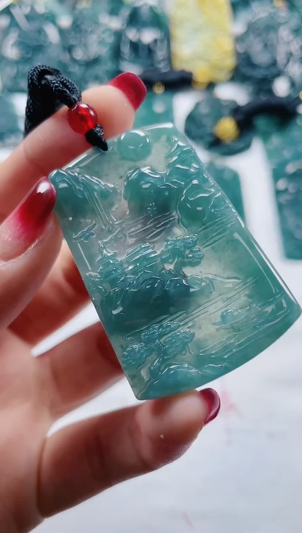 【闪购商品】翡翠颈饰未镶嵌多样性发货一件发货-山水牌