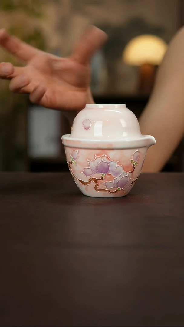 杯景德镇陶瓷杯碗柴烧多人
