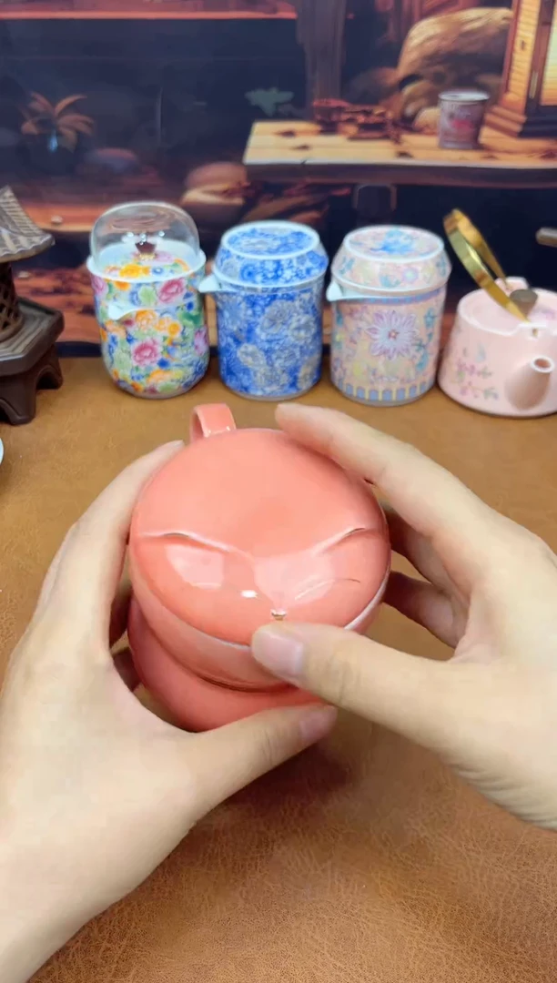 【闪购商品】陶瓷茶具摆件茶叶罐