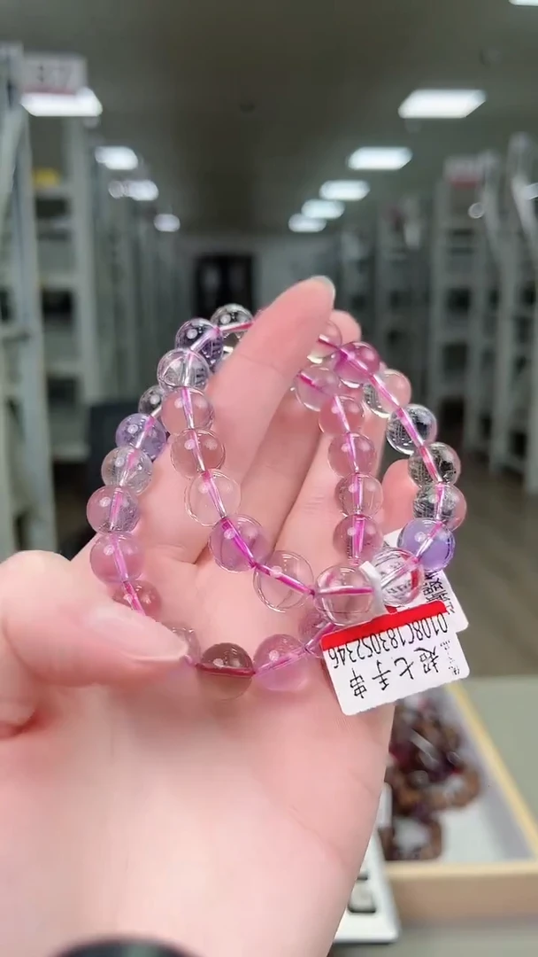 未镶嵌珠宝半成品水晶超七手串