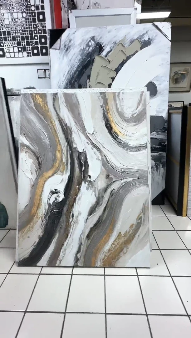 168现代艺术装饰画油画90cm*120cm