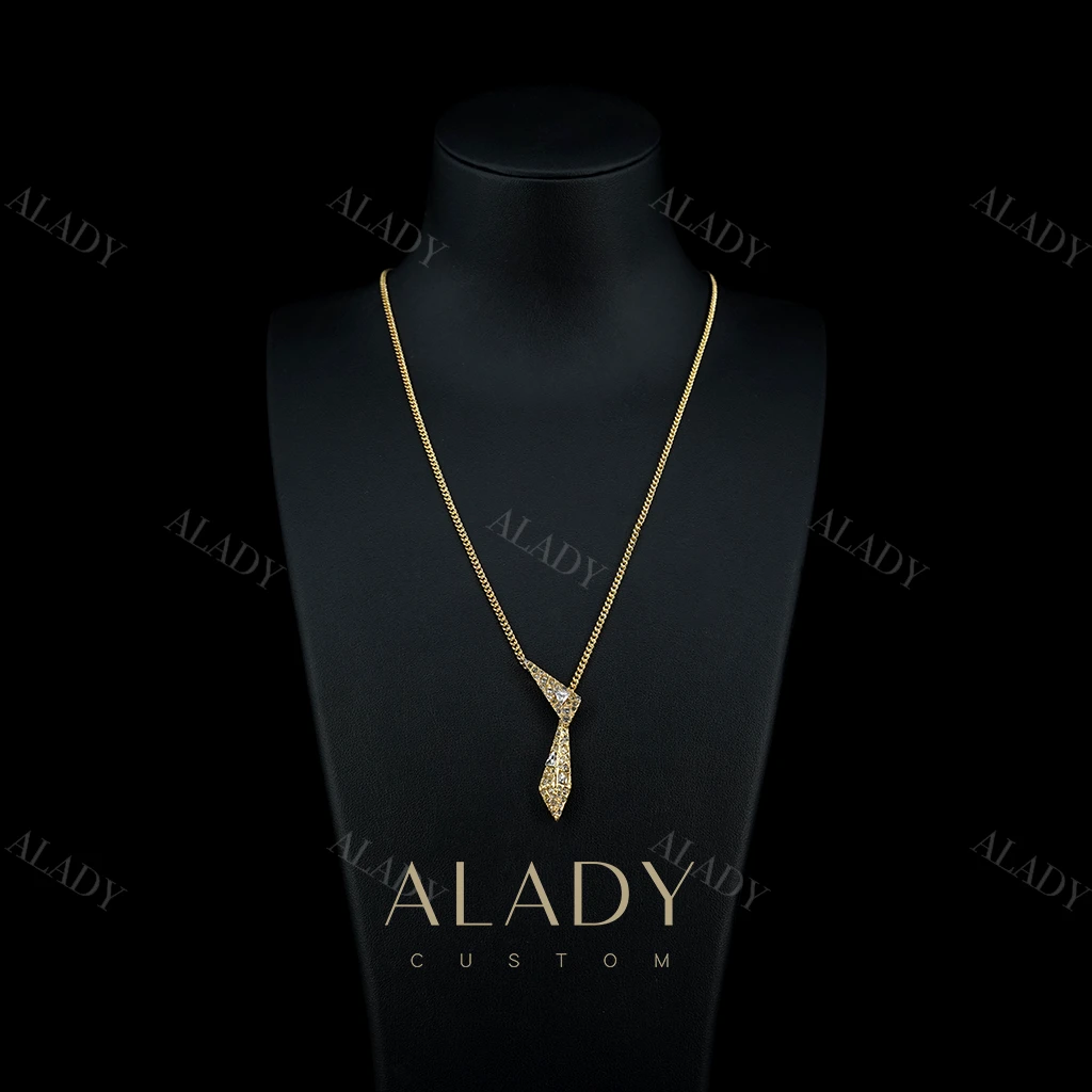 合金合成锆石项链 【风轻柔】优雅与美丽并存简约款项链