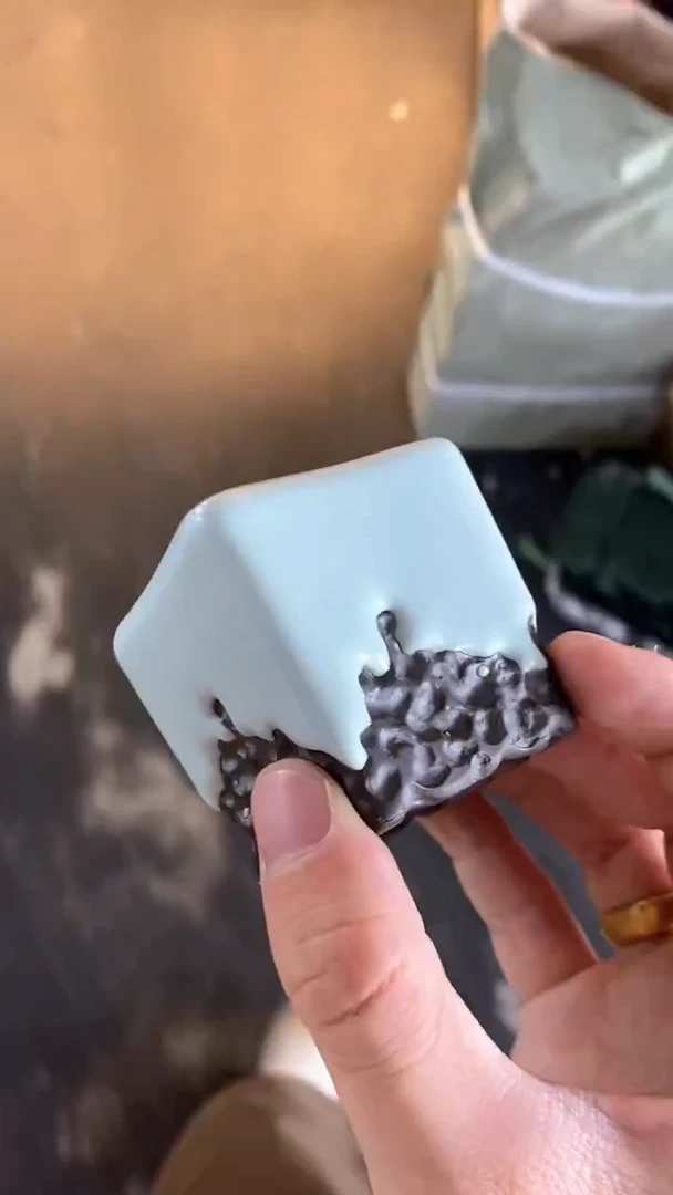 瓷片蓝陶瓷茶具茶器