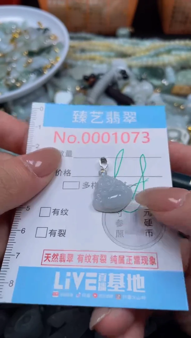 颈饰未镶嵌翡翠1073