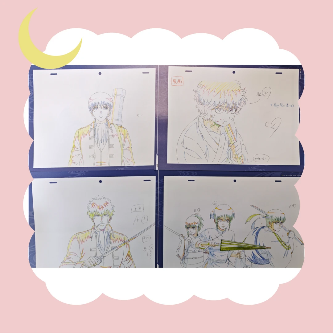 银魂 原画集 线稿 切页