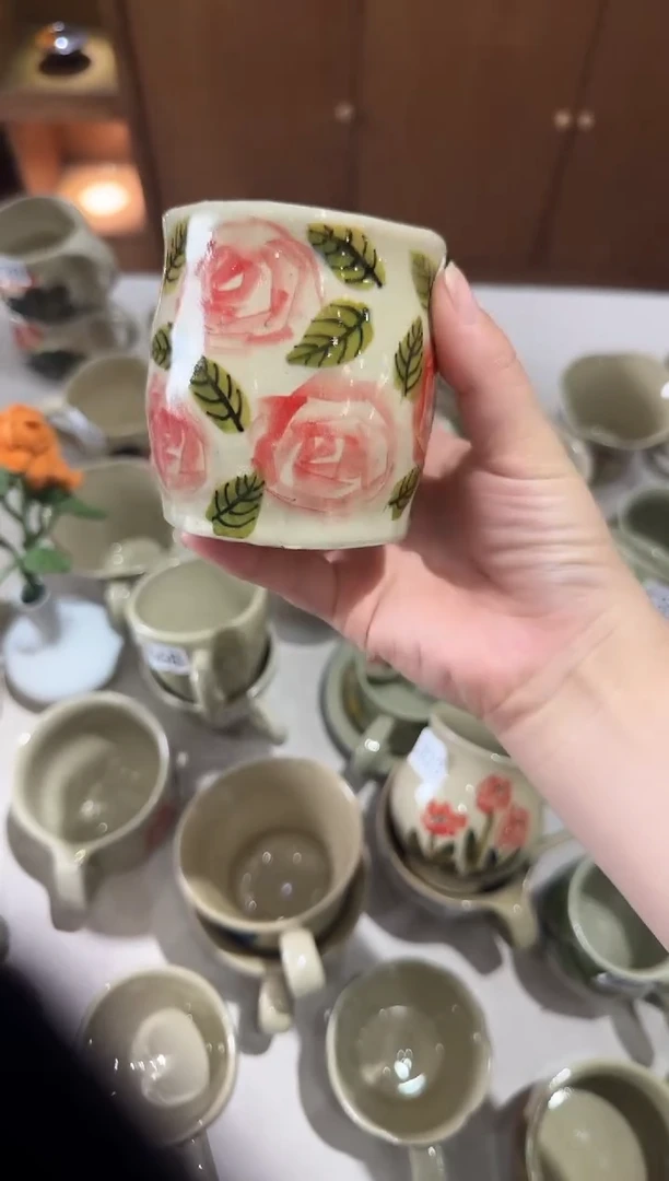 杯子景德镇手工陶瓷杯子221
