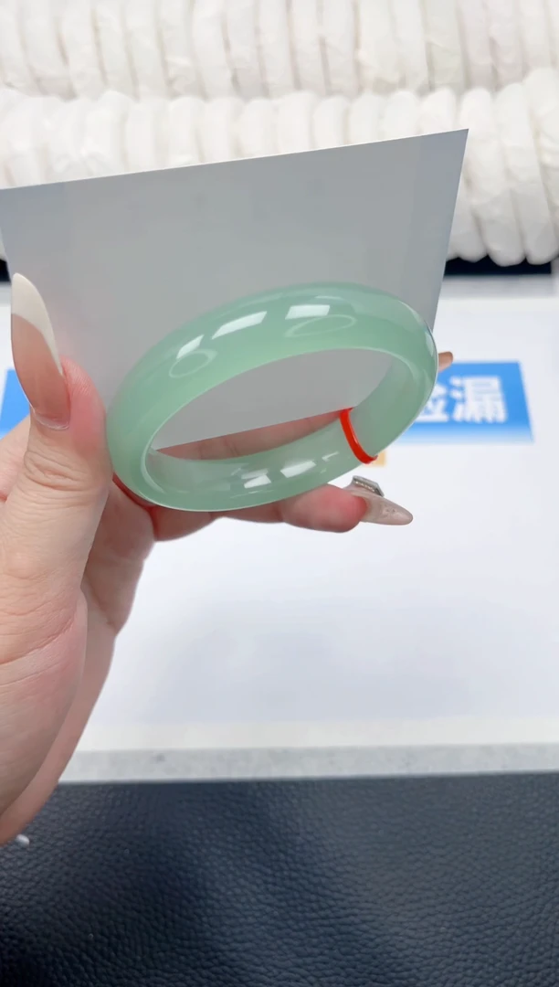 未镶嵌手镯石英质玉30-蓝晴59