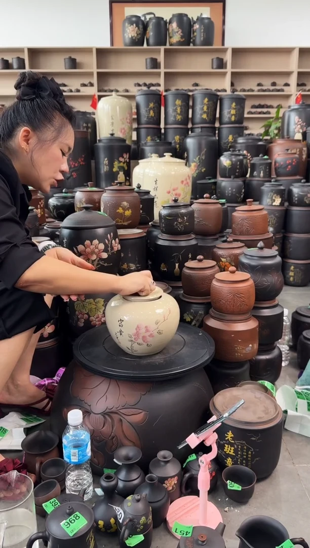 罐瑕疵茶叶罐  白泥 315