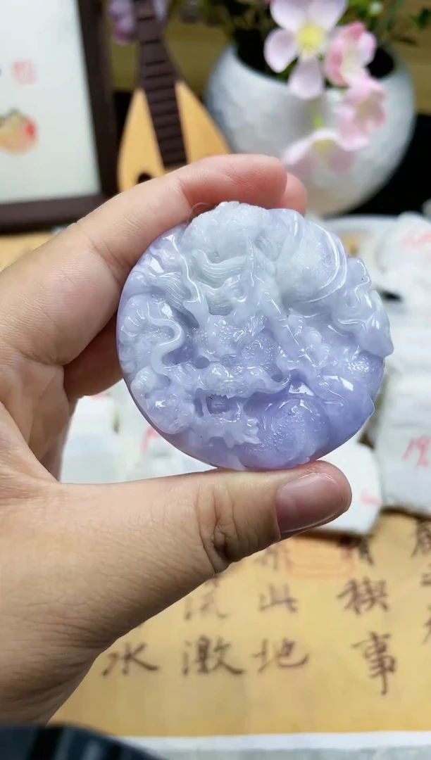 翡翠未镶嵌颈饰00006