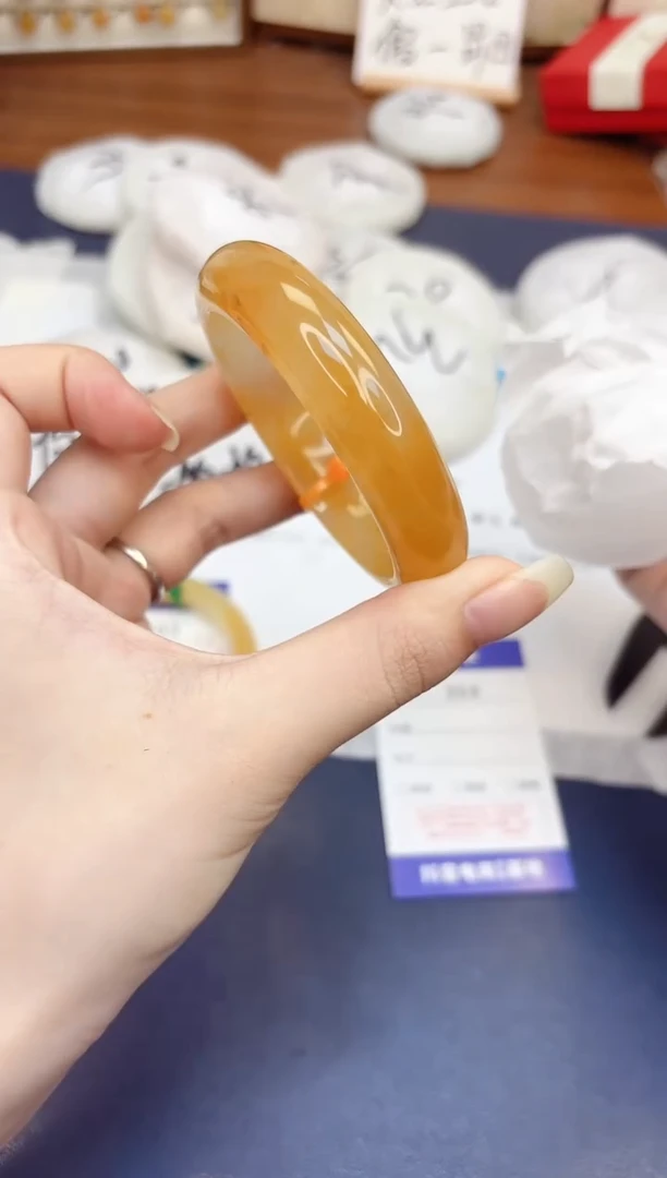 石英质玉手镯未镶嵌304-财气镯-圈口56