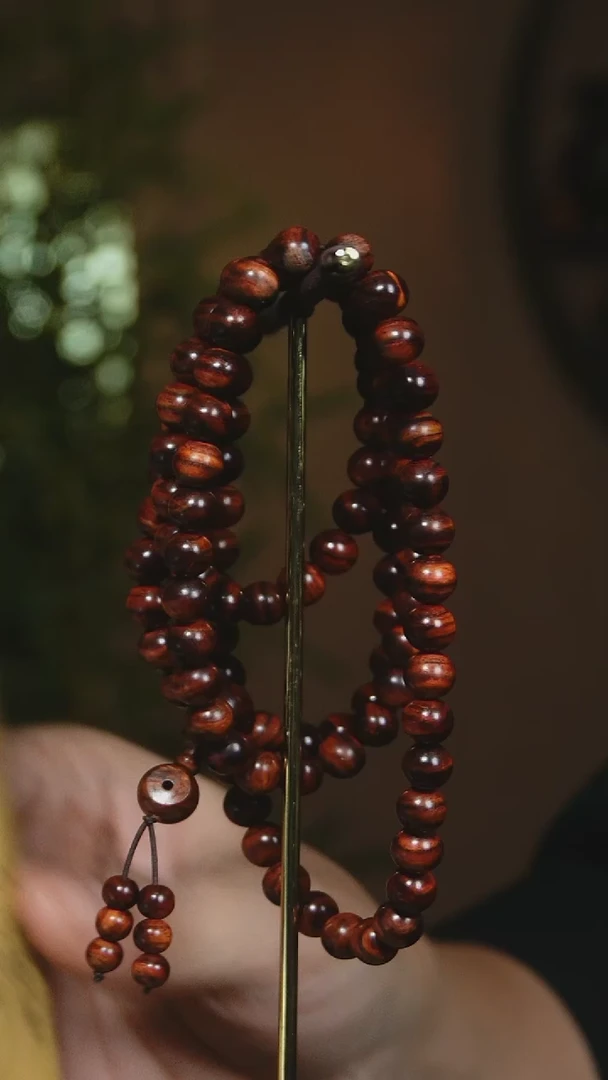 【闪购商品】黄花梨/降香黄檀手串/手链海南黄花梨0.8cm*108