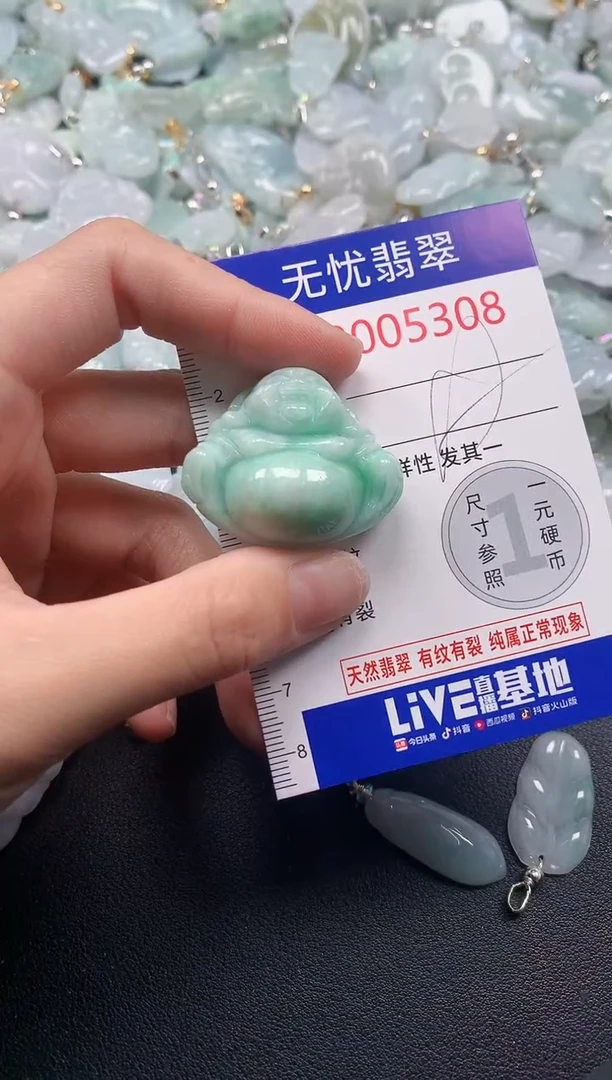 吊坠(不含链)未镶嵌翡翠5308