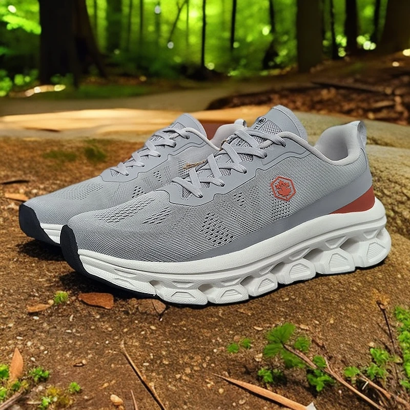 外贸枫家欧洲夏季网面透气户外休闲健步鞋男低帮轻便缓震越野跑鞋