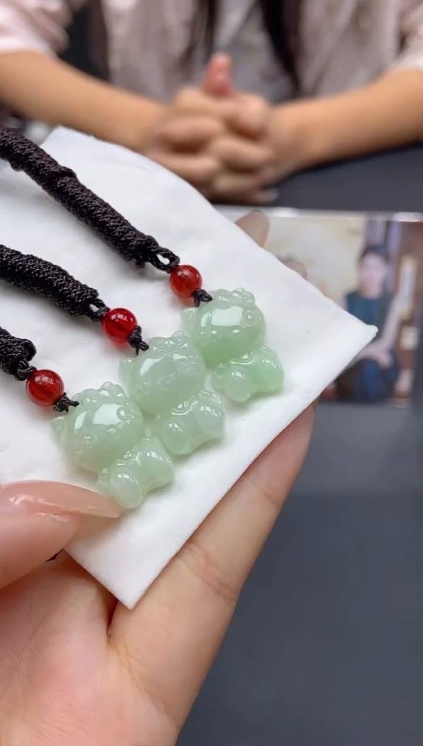 【闪购商品】翡翠颈饰未镶嵌天然翡翠A货07多样性发一