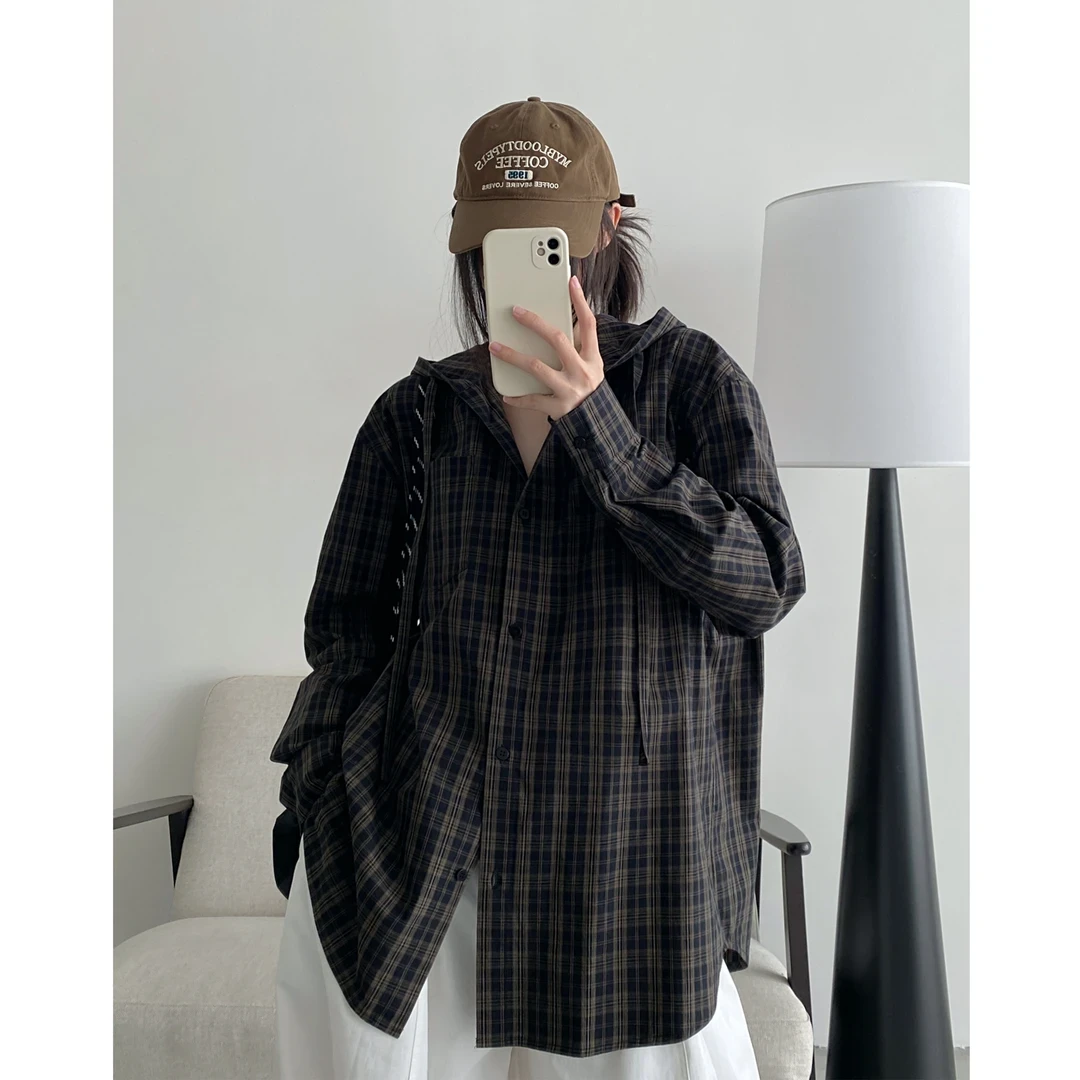 【甜甜专属】春秋百搭宽松叠穿内搭衬衫韩系气质上衣