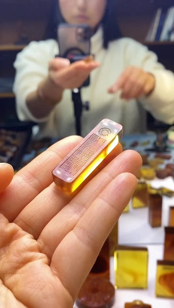 琥珀颈饰未镶嵌SN92-71（天官赐福）