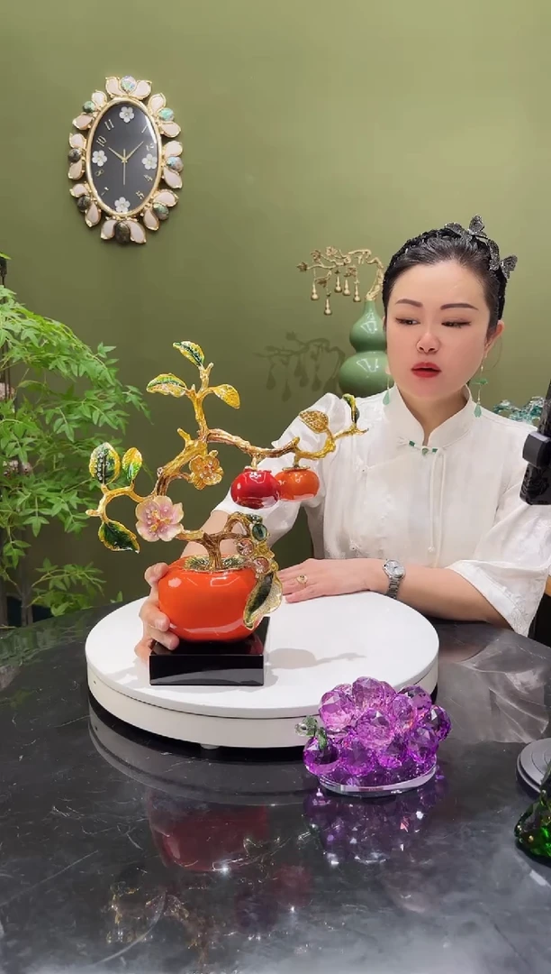 合金珐琅彩  事事如意