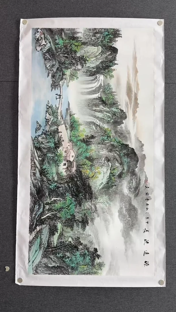 国画炳山艺术--吴如顺老师作品