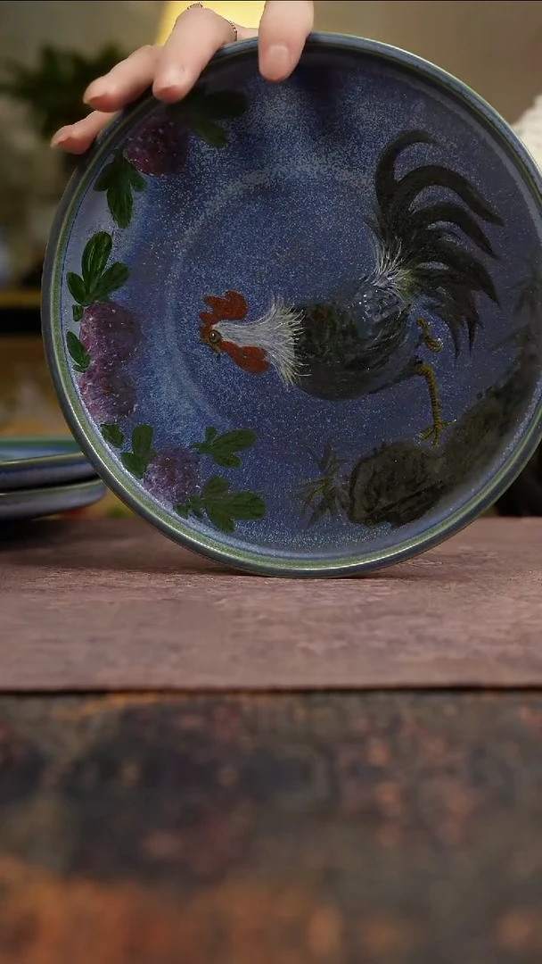 杯景德镇陶瓷杯碗柴烧多人