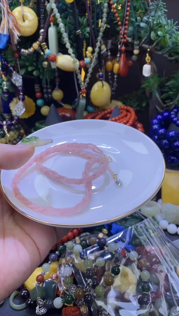 未镶嵌颈饰水晶水晶锁骨链