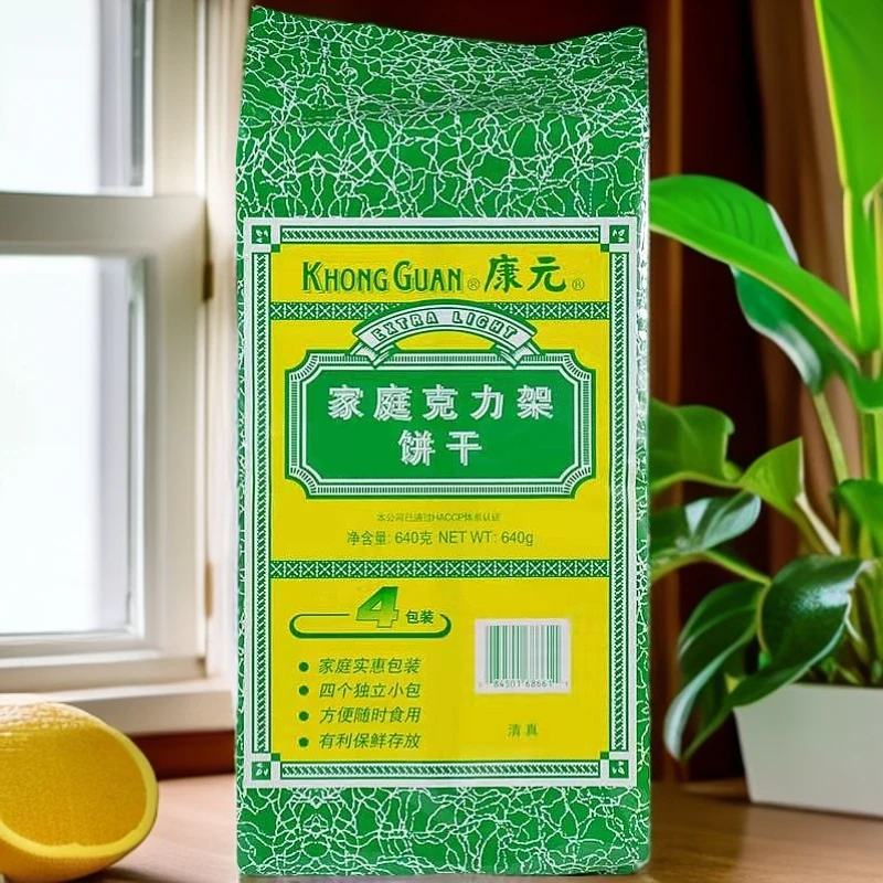 家庭克力架正宗饼干清真食品可作早餐代餐办公室解馋追剧必备零食