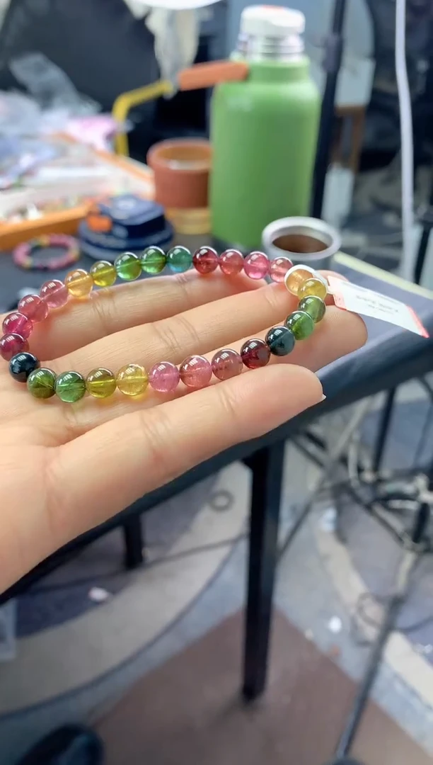 未镶嵌手串碧玺多样性发一条